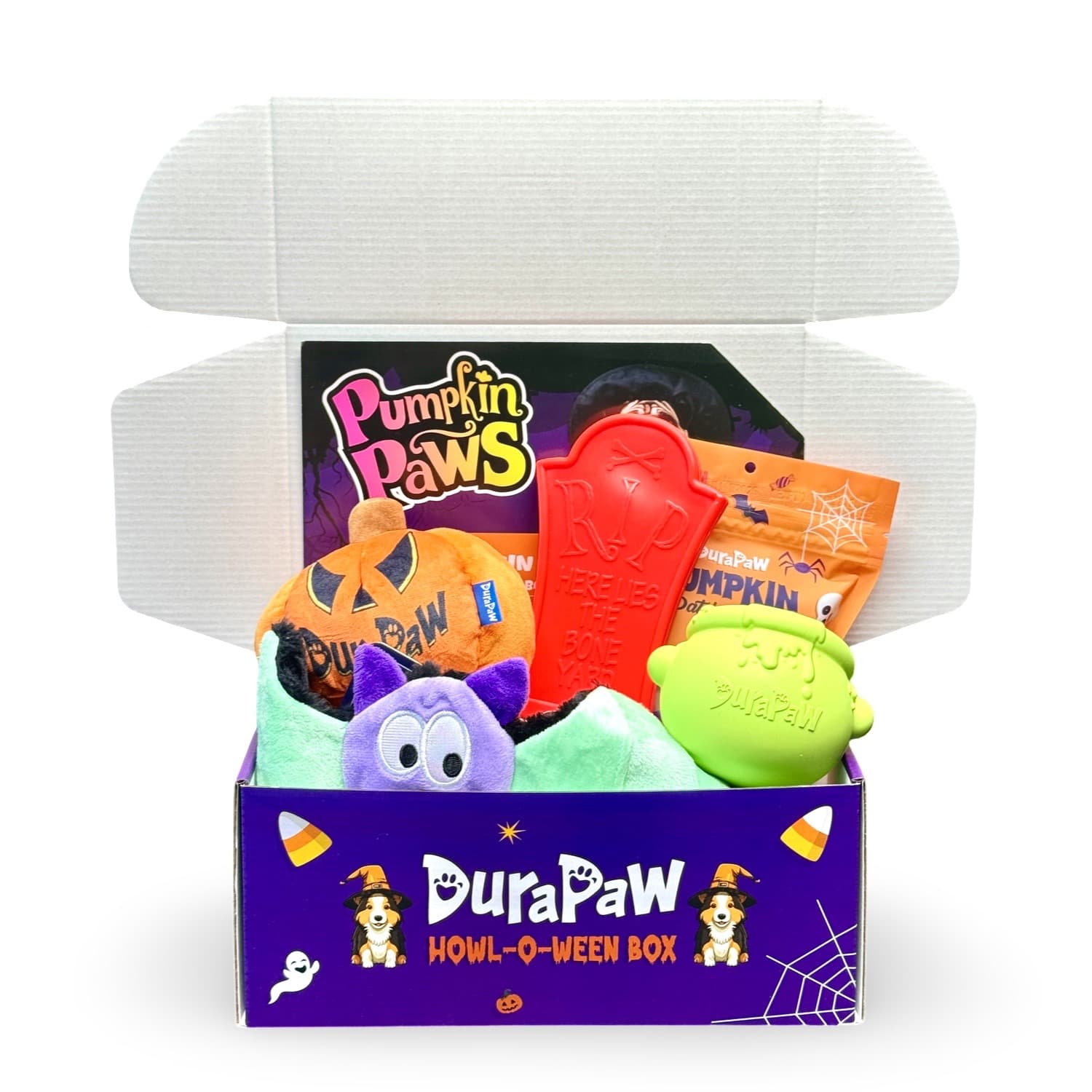 DuraPaw Halloween Themed Dog Toy Gift Box
