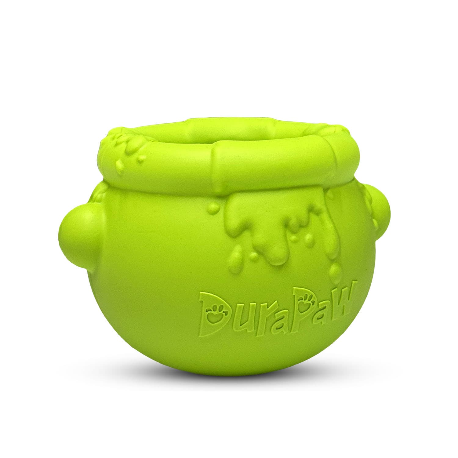 DuraPaw Green Toppler Bowl Cauldron Enrichment Feeder