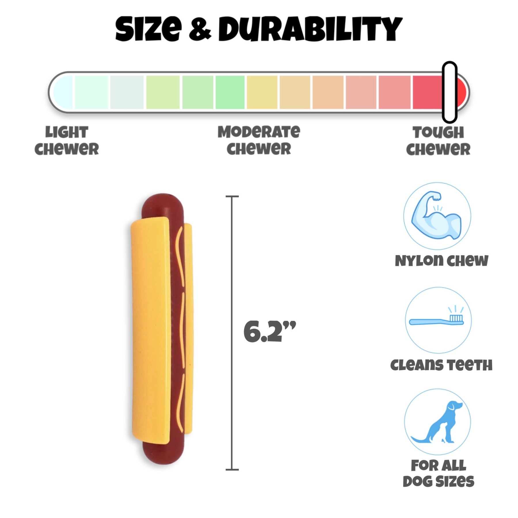 Hot dog chew outlet toy